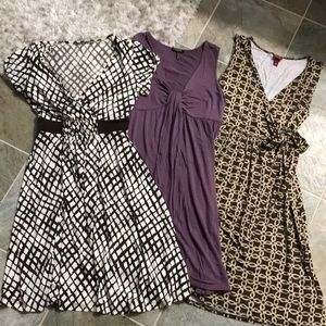 Bundle of 3 dresses